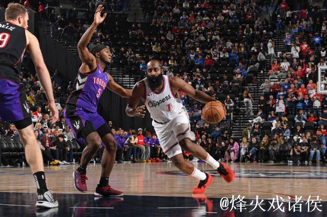 哈登24+12助阵快船大胜猛龙豪取4连胜 公牛逆袭击败老鹰 哈登24+12助阵快船大胜猛龙豪取4连胜 公牛逆袭击败老鹰